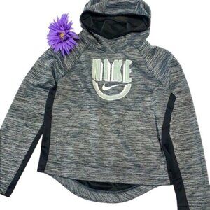 Nike Kids Dri-Fit Gray Hoodie Sweatshirt M